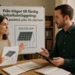 Från frågor till färdig solcellsanläggning: en praktisk plan för ditt hem